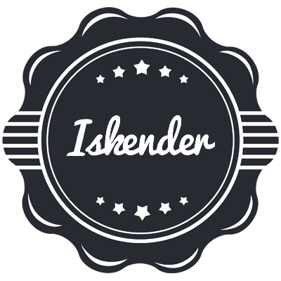 Iskender badge logo