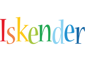 Iskender birthday logo