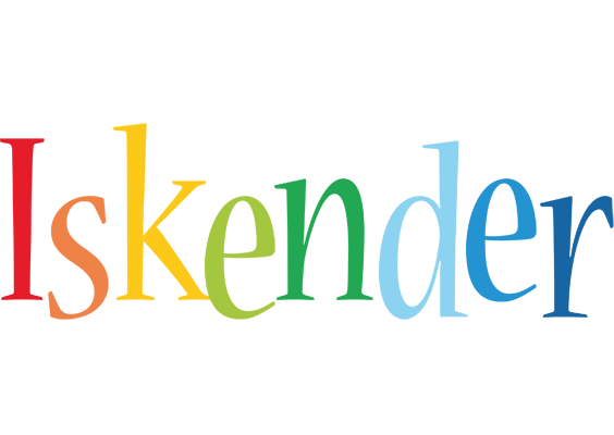 Iskender birthday logo