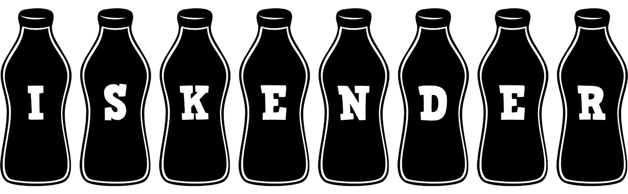Iskender bottle logo