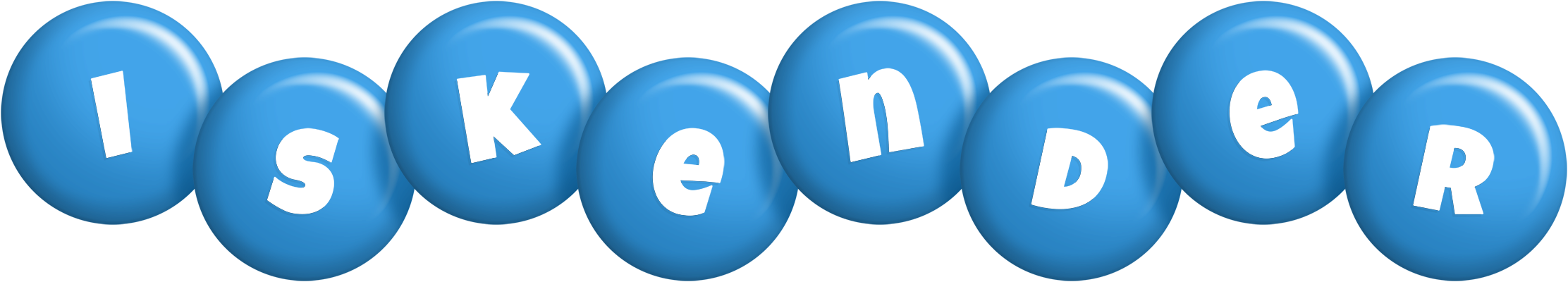 Iskender candy-blue logo