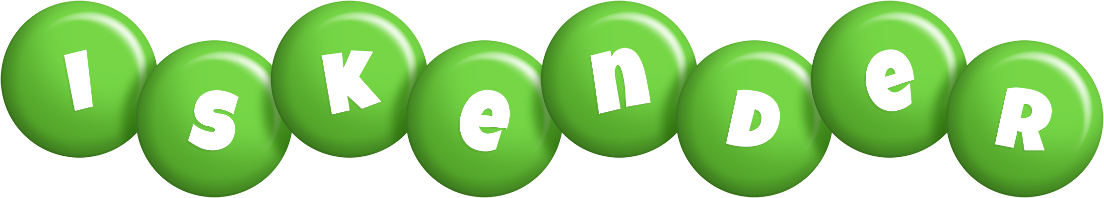 Iskender candy-green logo