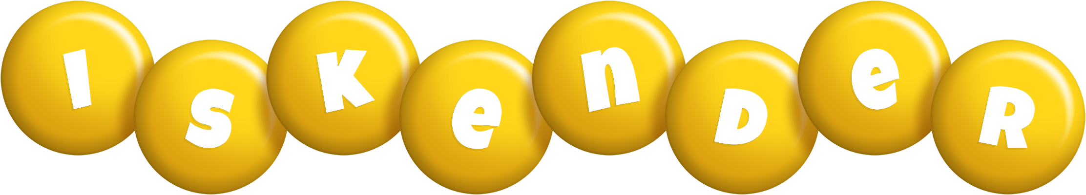 Iskender candy-yellow logo