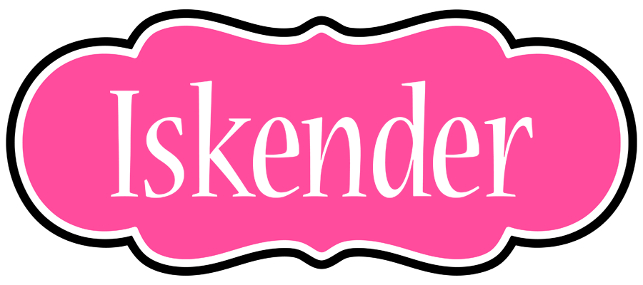 Iskender invitation logo