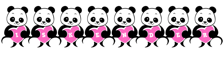 Iskender love-panda logo