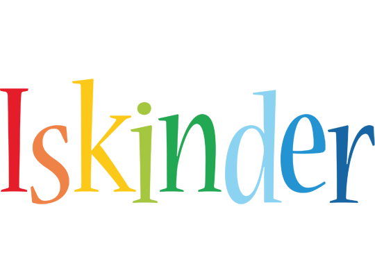 Iskinder birthday logo