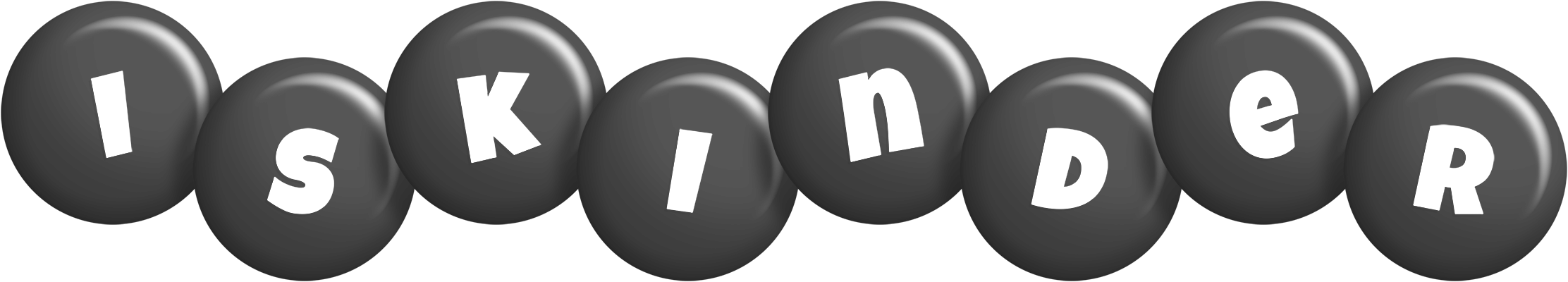 Iskinder candy-black logo