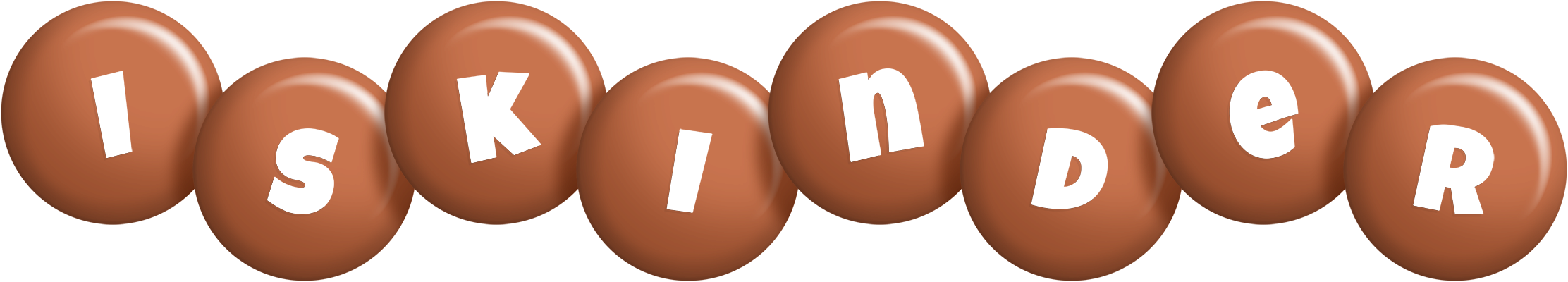 Iskinder candy-brown logo