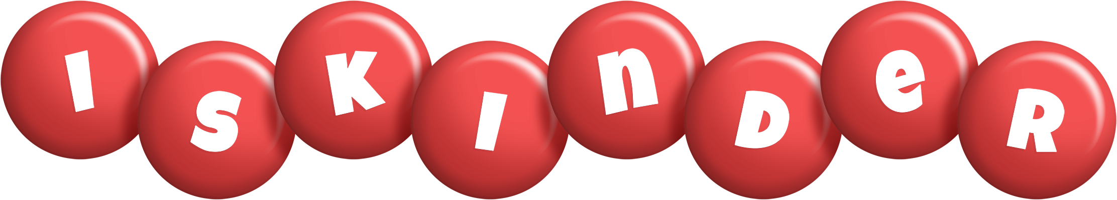 Iskinder candy-red logo