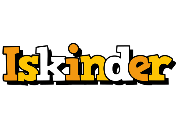 Iskinder cartoon logo