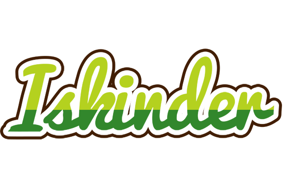 Iskinder golfing logo