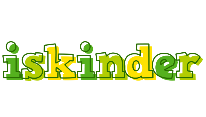 Iskinder juice logo