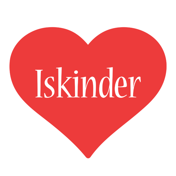 Iskinder love logo