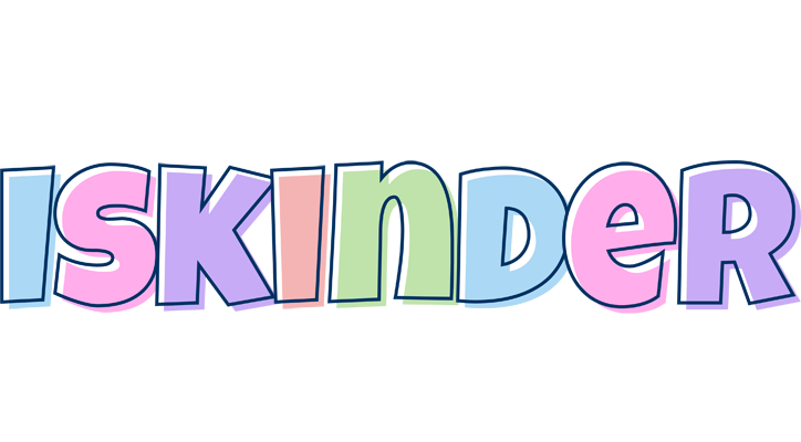 Iskinder pastel logo