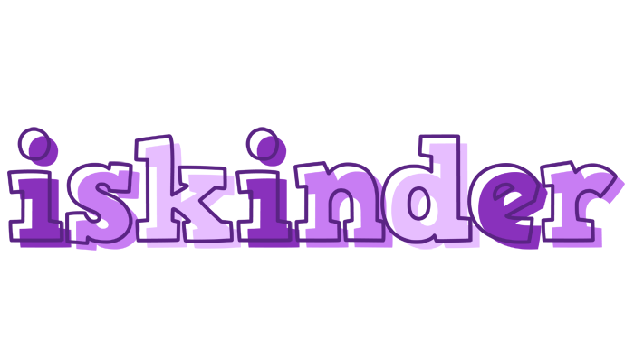 Iskinder sensual logo