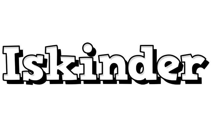 Iskinder snowing logo