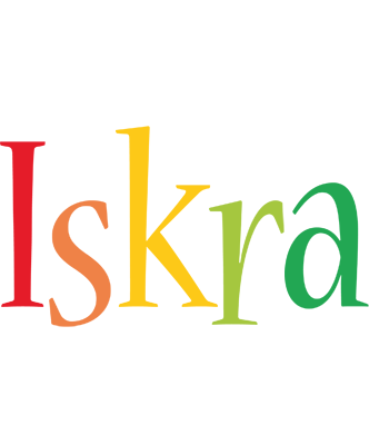 Iskra birthday logo