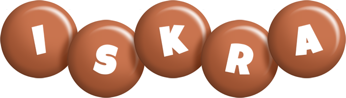 Iskra candy-brown logo