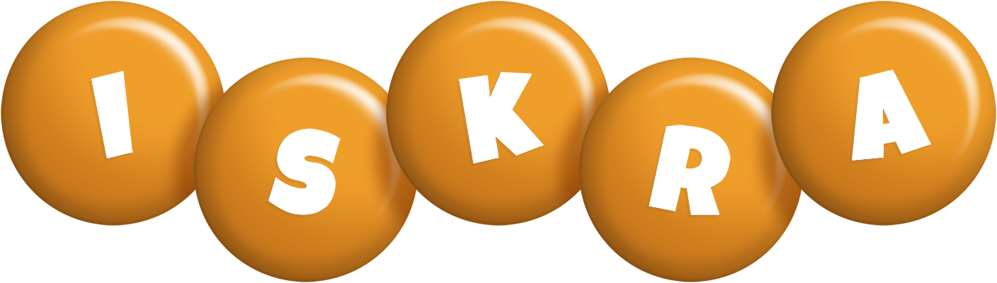 Iskra candy-orange logo