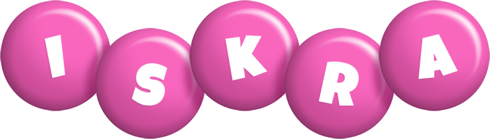 Iskra candy-pink logo