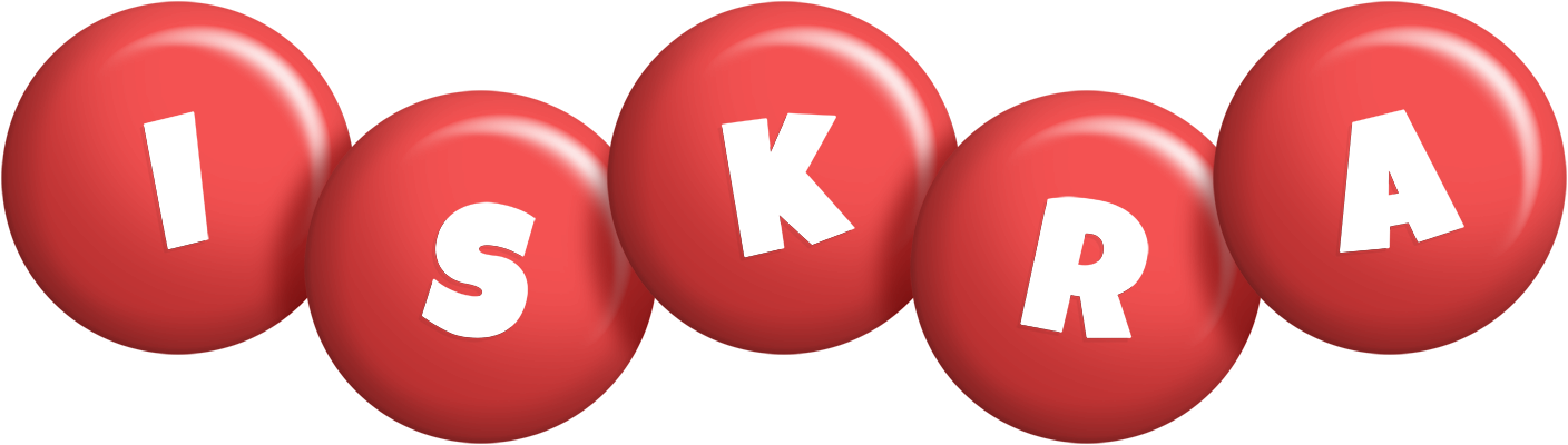 Iskra candy-red logo