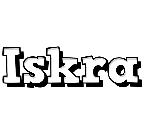 Iskra snowing logo