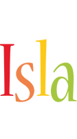 Isla birthday logo