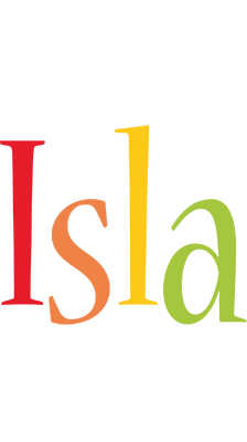 Isla birthday logo