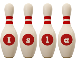 Isla bowling-pin logo