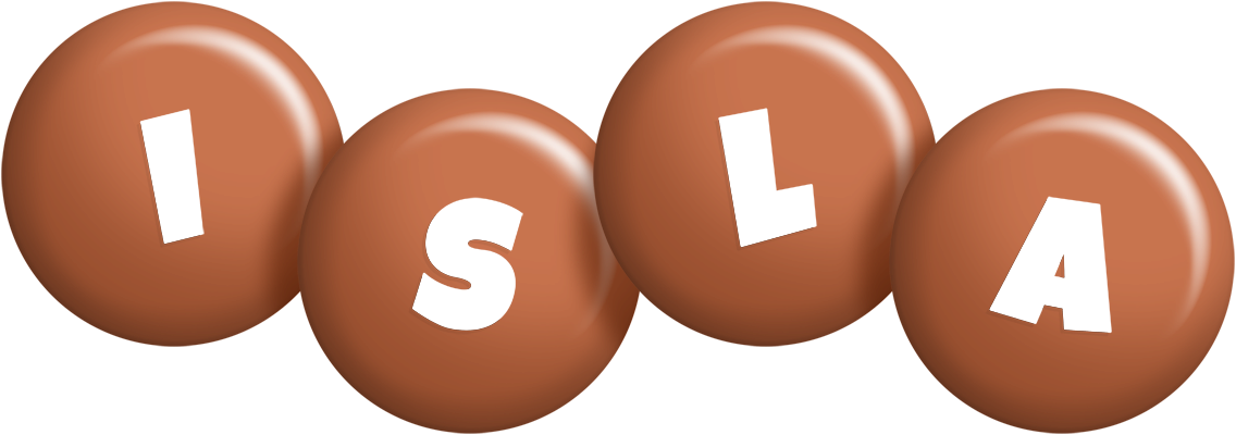 Isla candy-brown logo