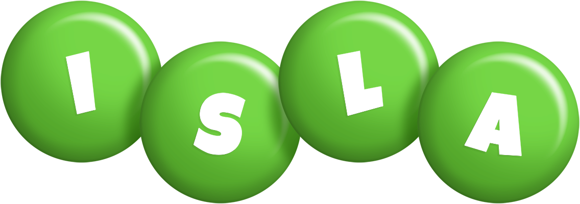 Isla candy-green logo