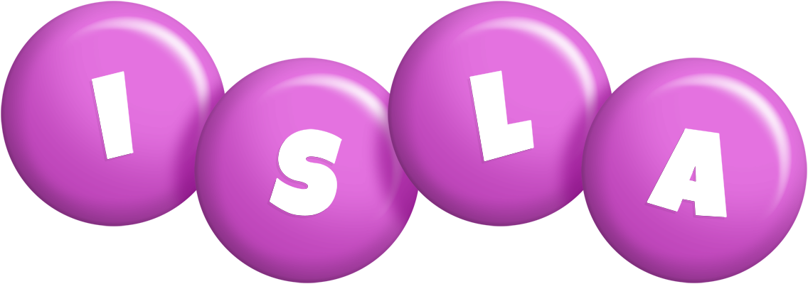 Isla candy-purple logo