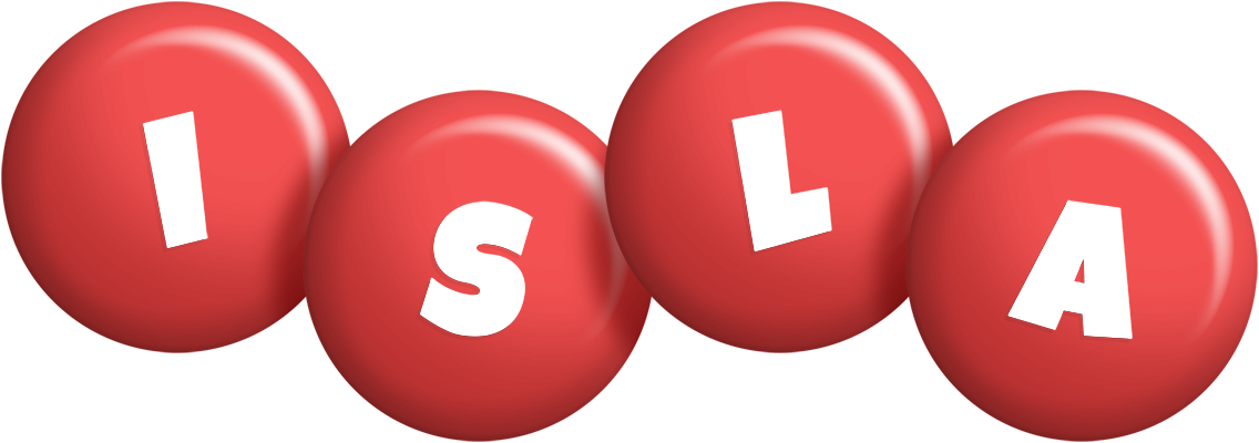 Isla candy-red logo