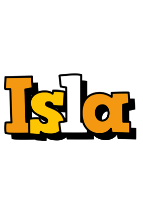 Isla cartoon logo