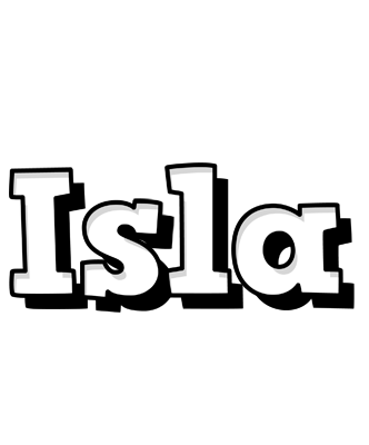 Isla snowing logo