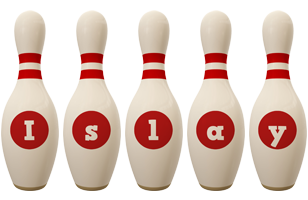 Islay bowling-pin logo