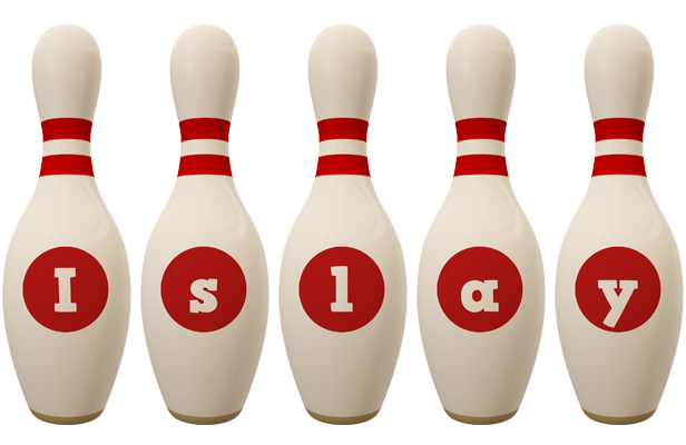 Islay bowling-pin logo