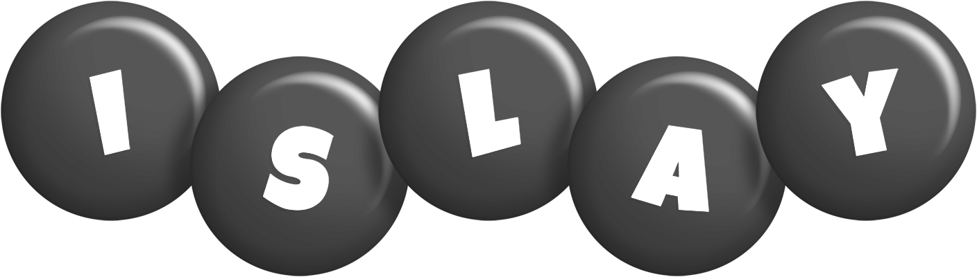 Islay candy-black logo