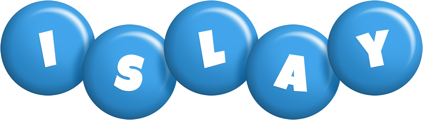 Islay candy-blue logo