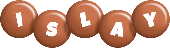 Islay candy-brown logo