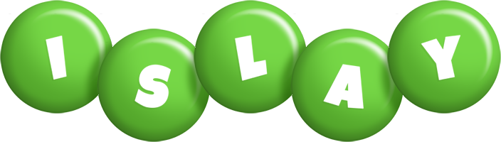 Islay candy-green logo