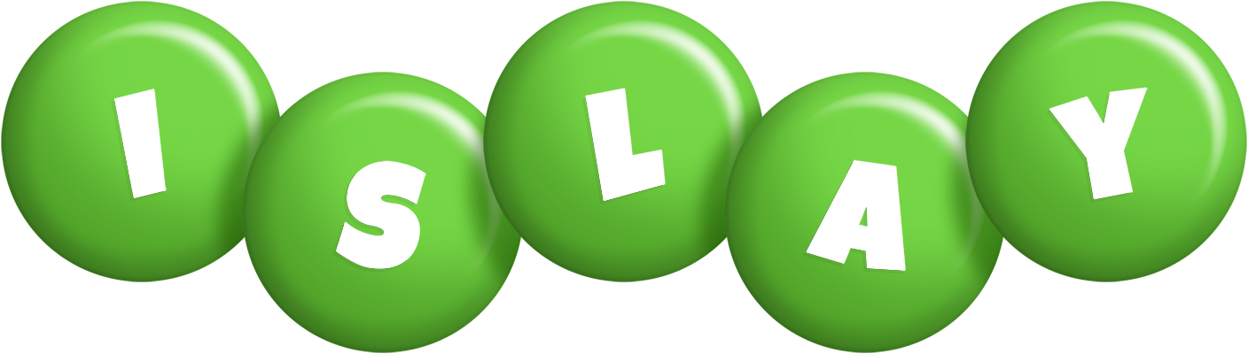 Islay candy-green logo