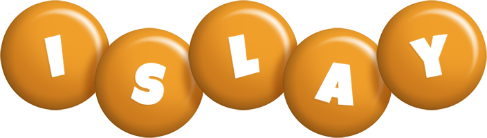 Islay candy-orange logo