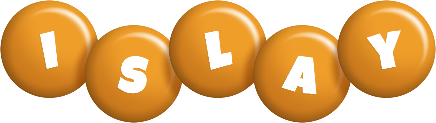Islay candy-orange logo