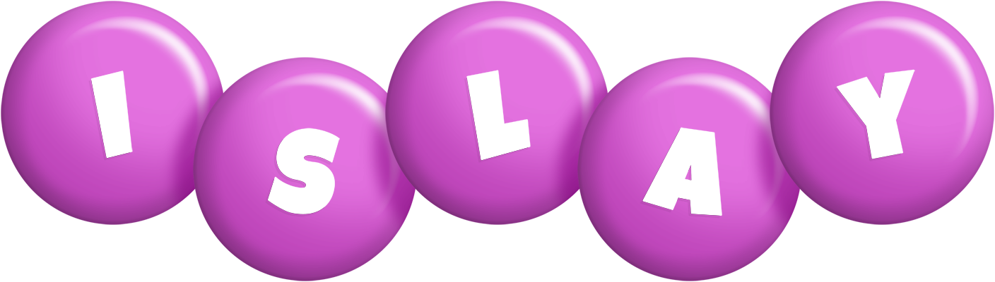 Islay candy-purple logo