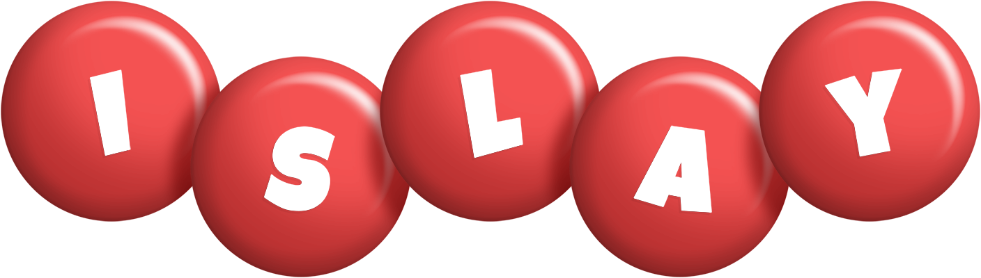 Islay candy-red logo