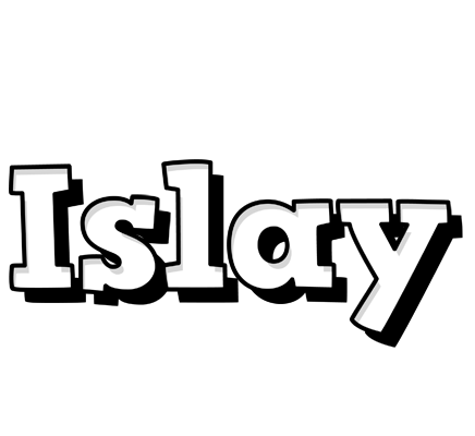Islay snowing logo