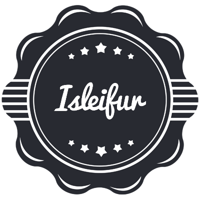 Isleifur badge logo