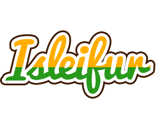 Isleifur banana logo