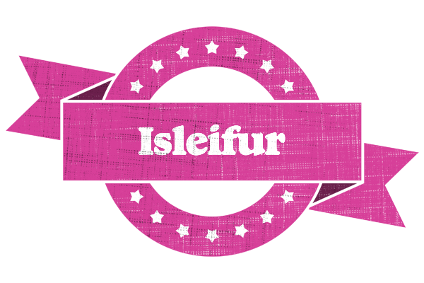 Isleifur beauty logo